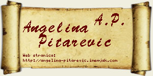 Angelina Pitarević vizit kartica